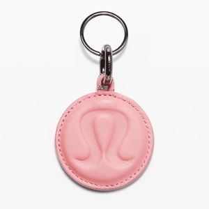 lululemon keychain light pink
